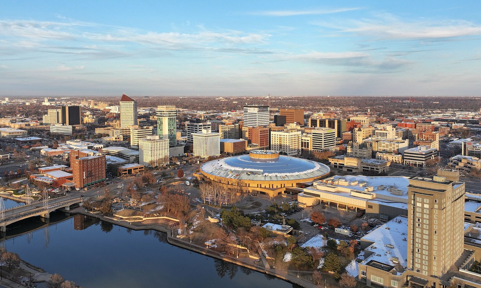 The Wichita, Kansas skyline